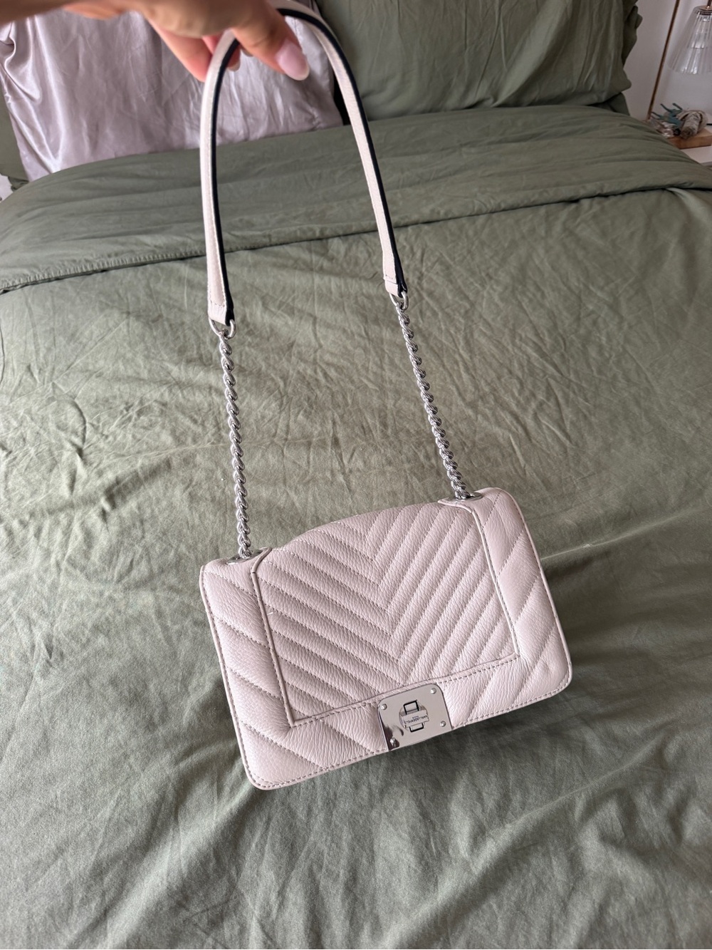 KARL LAGERFELD Cream Shoulder Bag